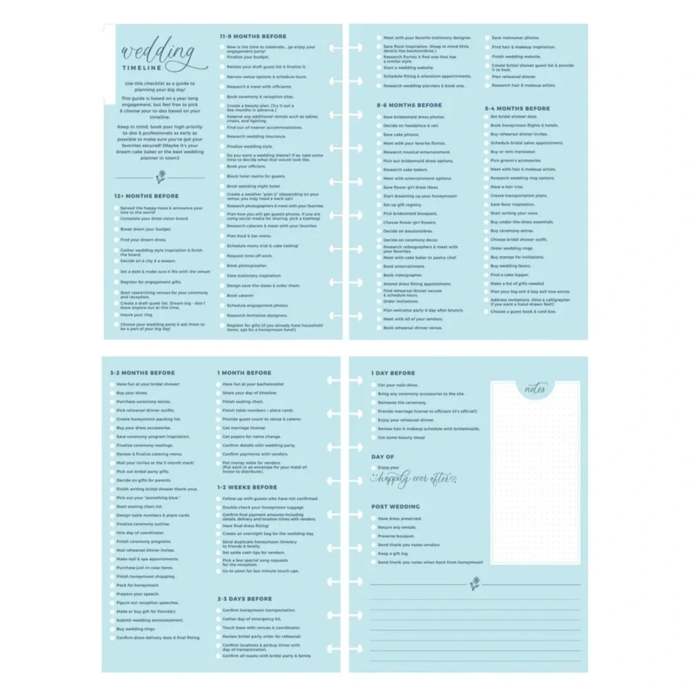 The Happy Planner Wedding Plans Undated Classic Wedding Organizer‎ Multicolor
